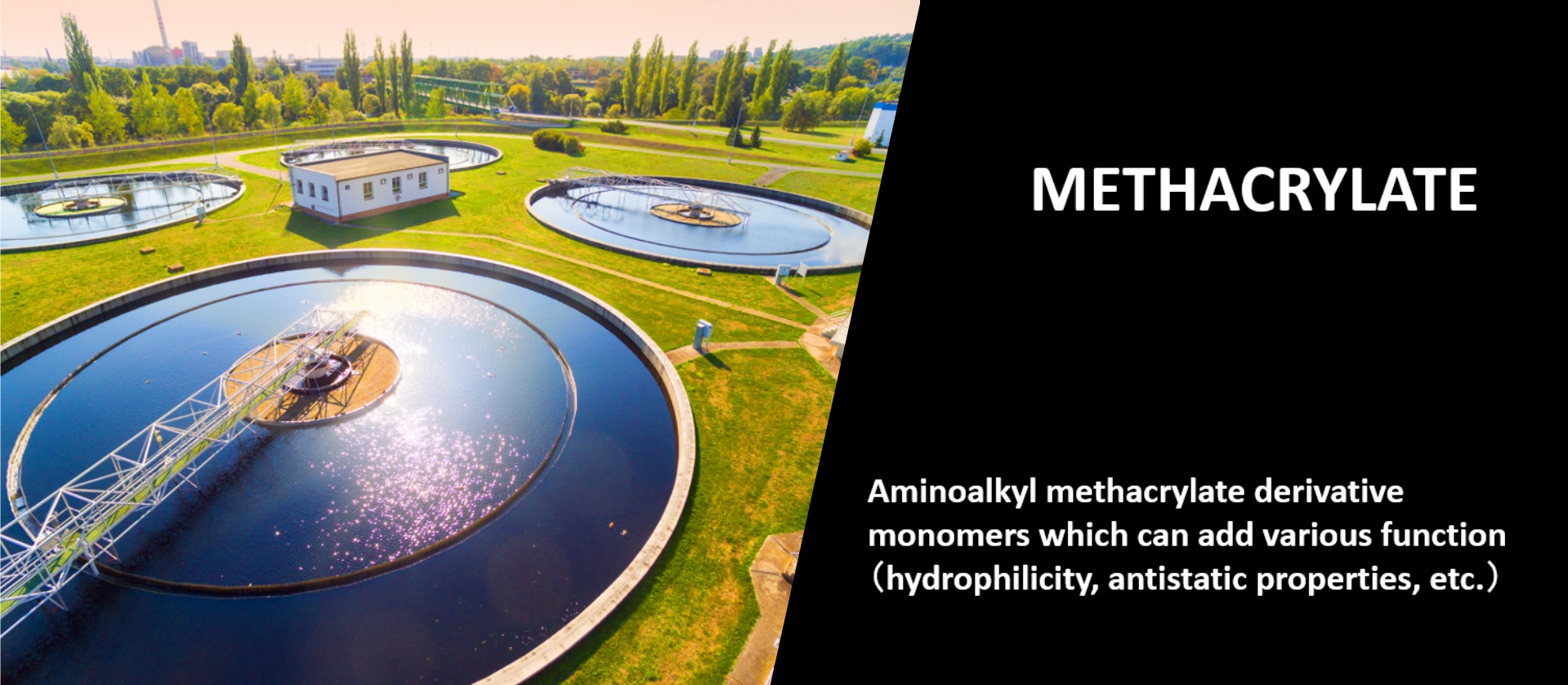 Aminoalkyl methacrylate derivative monomer "METHACRYLATE" Products page is now open