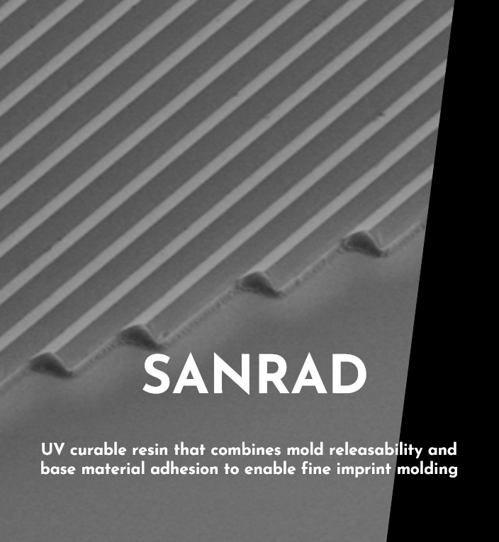 UV Curing Resin for Imprinting (Mold Release, Adhesion) SANRAD